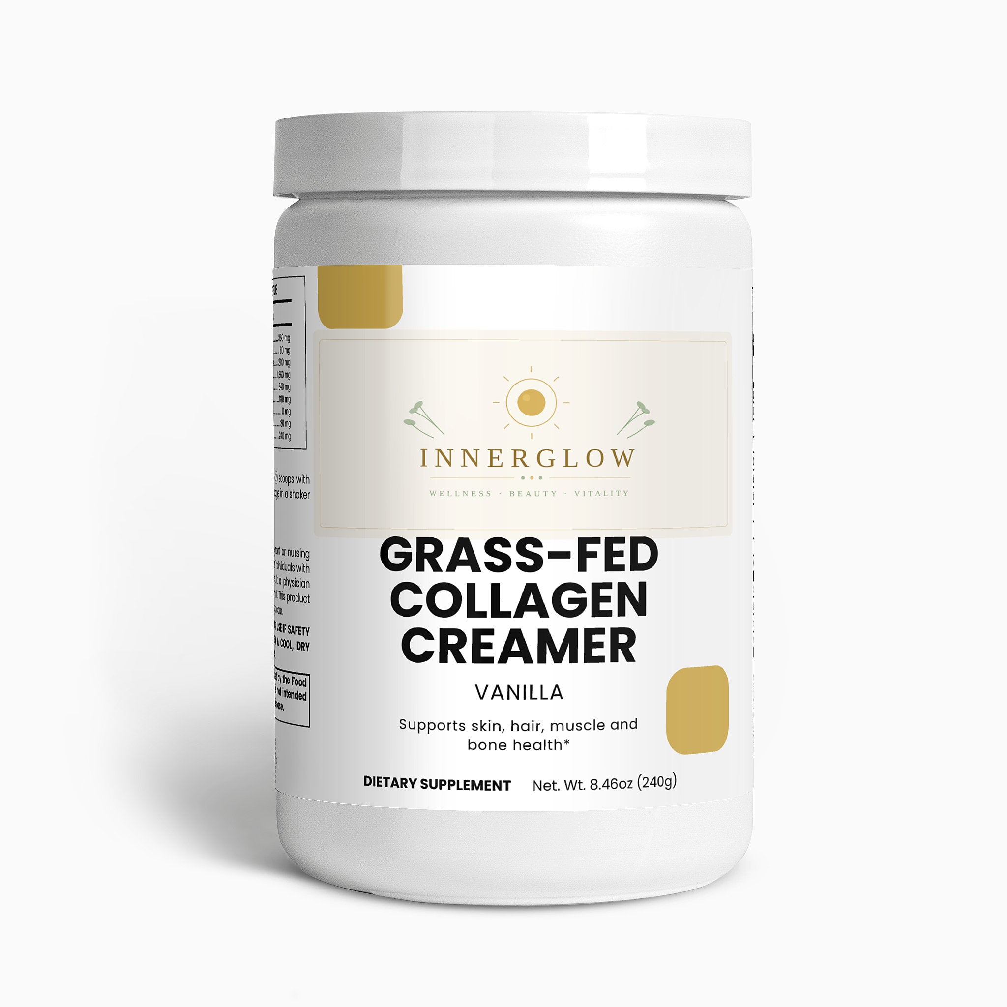 Grass-Fed Collagen Creamer (Vanilla)